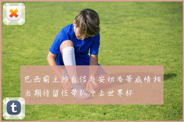 巴西前主帅自信与安切洛蒂成绩相当期待留任带队冲击世界杯