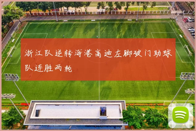 浙江队逆转海港高迪左脚破门助球队连胜两轮